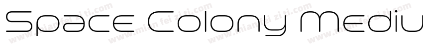 Space Colony Medium字体转换